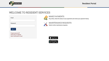 Resident online services at Crown Pointe Apartments, Kentucky